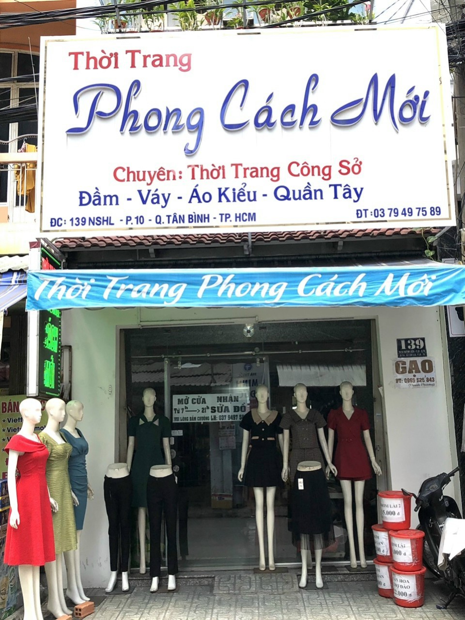 Shop thời trang nữ Phong Cách Mới đường Âu Cơ - TÌM XUNG QUANH